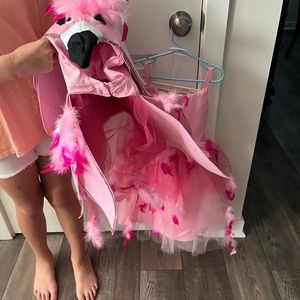 Pottery Barn Kids Flamingo Costume Size 7-8